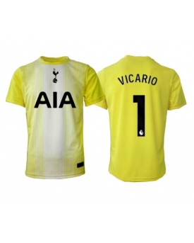 Billige Fotballdrakt Tottenham Hotspur Guglielmo Vicario #1 Keeper Replika Tredjedrakt 2025-26 Kortermet